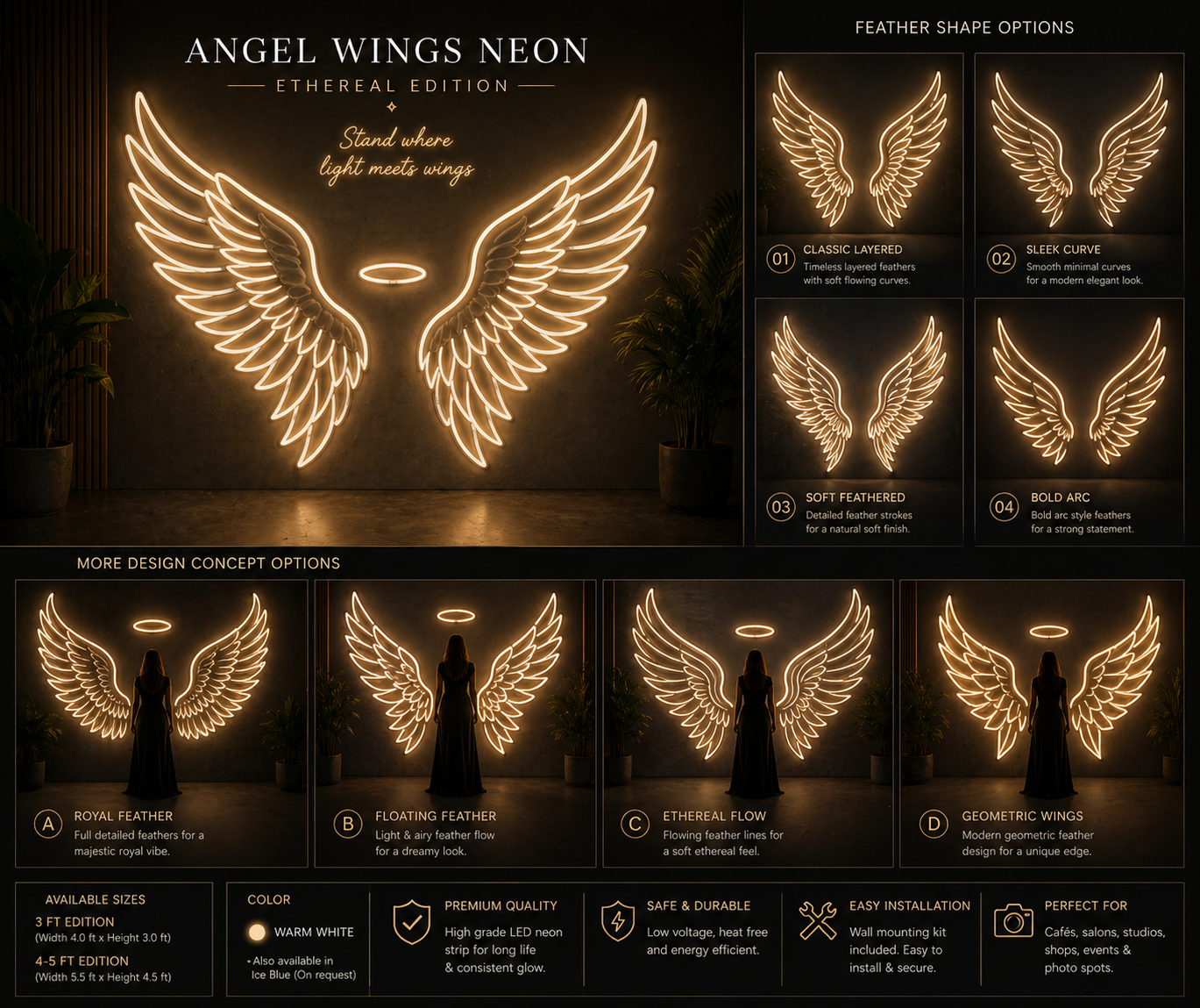 Wings Neon Sign