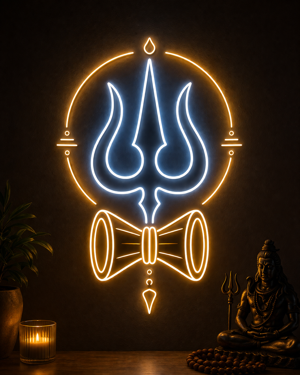 Trishul Neon Sign