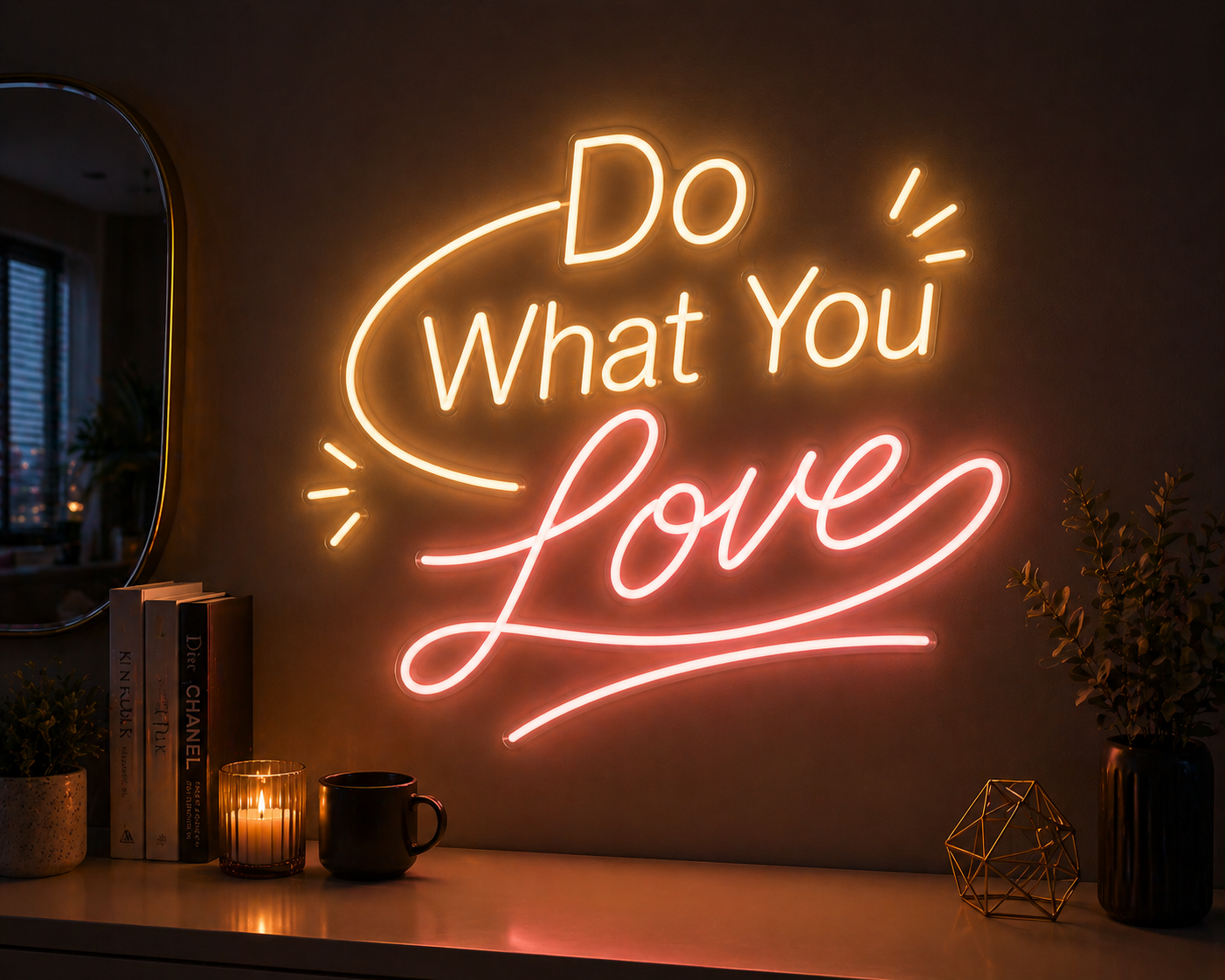Do You Want Love Neon Sign