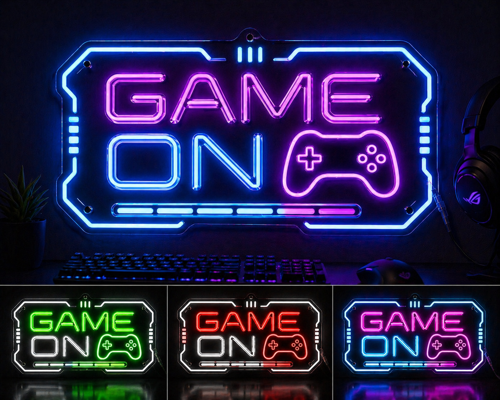 Game On Neon Sign