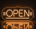 Open Neon Sign