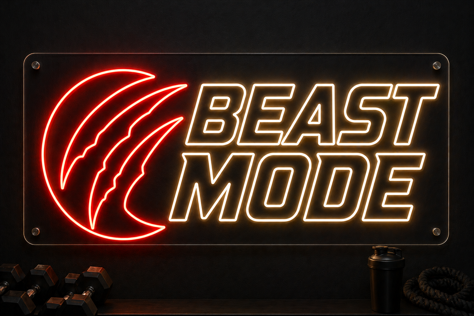 Beast Mode Neon Sign