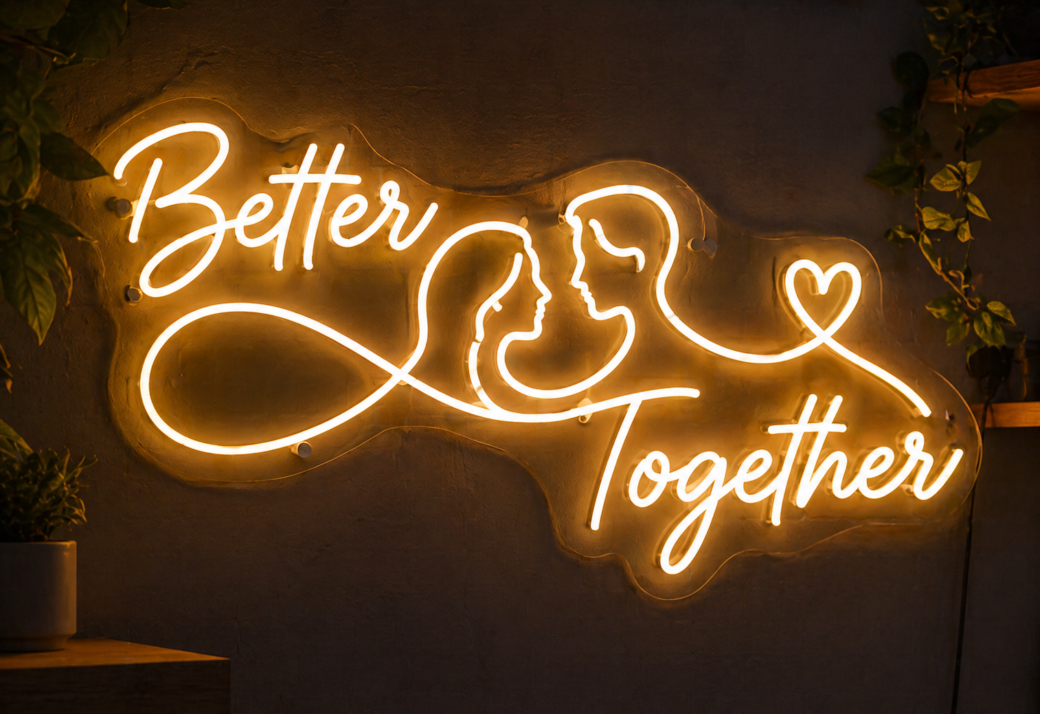 Better Together Neon Sign