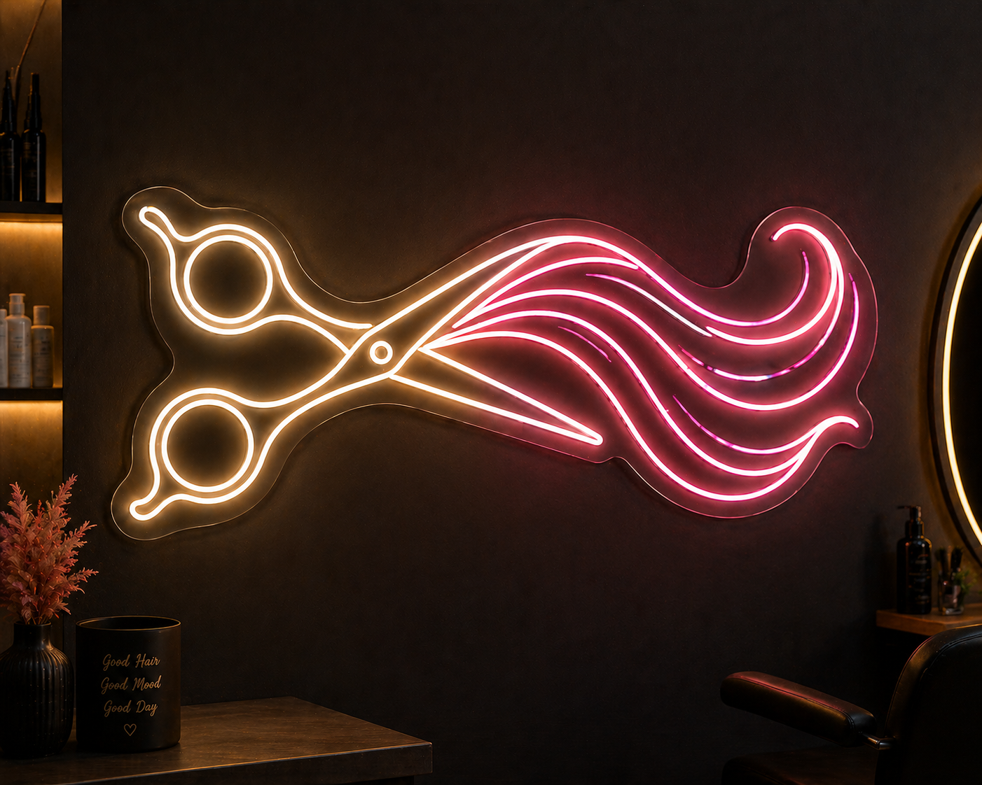 Scissors Neon Sign