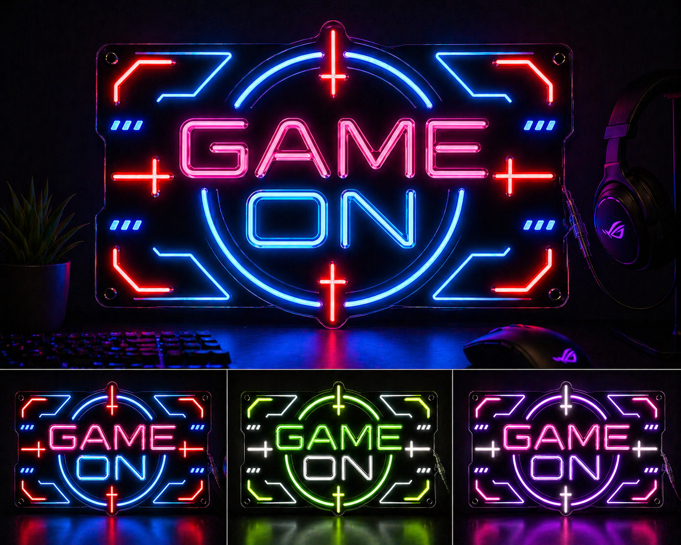 Game On Neon Sign