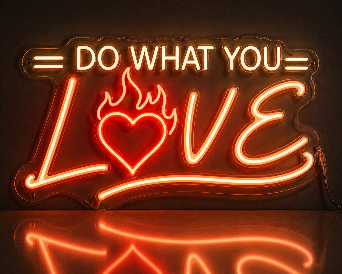 Do You Want Love Neon Sign